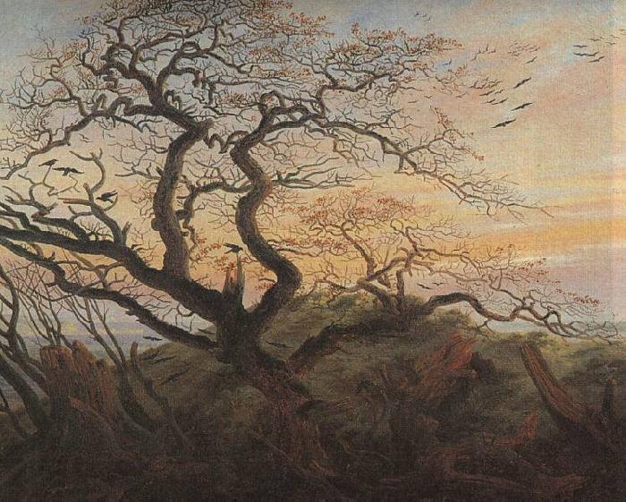 Caspar David Friedrich Tree with crows